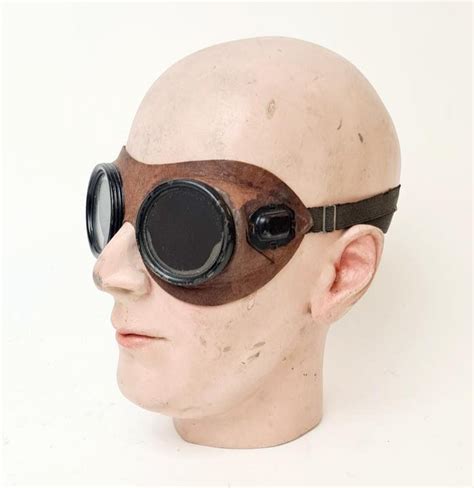 Vintage Leather Welding Goggles Curious Science