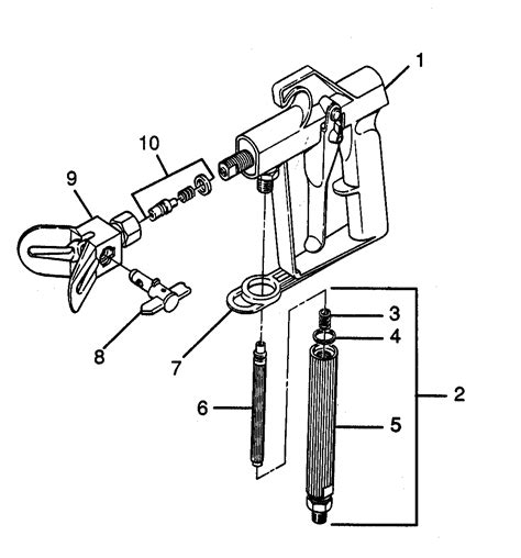 WAGNER Airless paint sprayer G 06 spray gun Parts