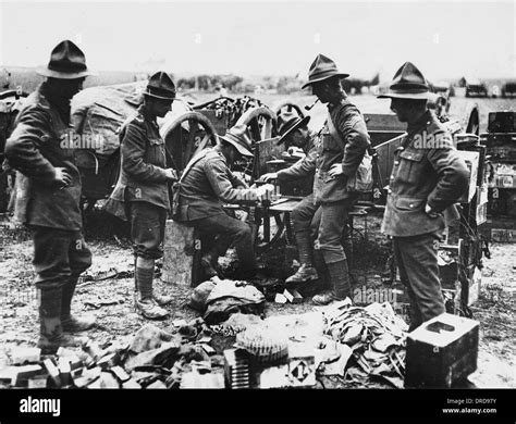 New Zealand Soldiers World War I Black And White Stock Photos And Images