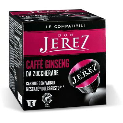 Capsule Caff Ginseng Da Zuccherare Compatibili Nescaf Dolcegusto