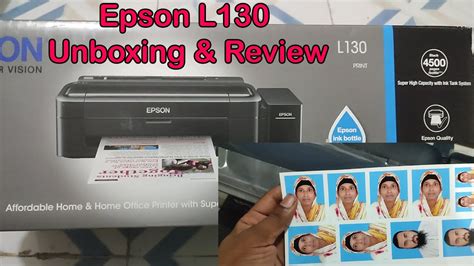epson  printer unboxing review test print quality  printer