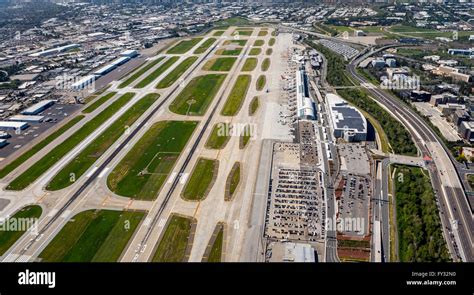 Aerial View San Jose International Airport Runways San José Province