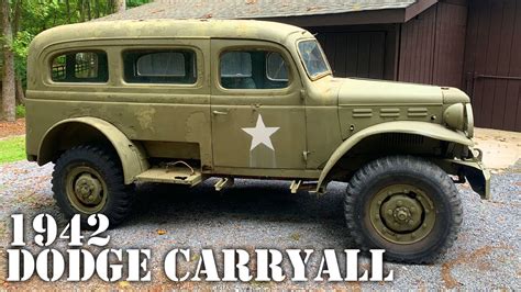 1942 Dodge Wc 53 Carryall Restoration Introduction Youtube