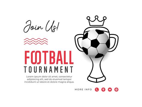 Football Tournament Illustration Template 17431781 Vector Art At Vecteezy