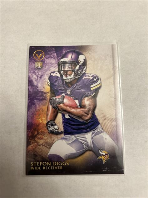 Topps Valor Stefon Diggs Rookie Minnesota Vikings Bills All Pro