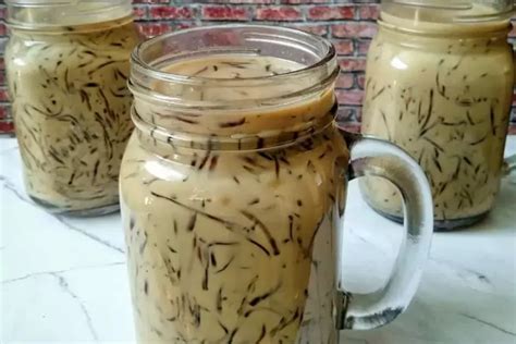 Resep Es Cincau Serut Gula Merah Minuman Enak Pas Lebaran Idul Fitri