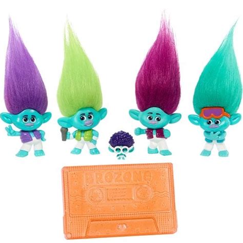 Trolls 3 Band Together Brozone On Tour Small Dolls Multi Pack