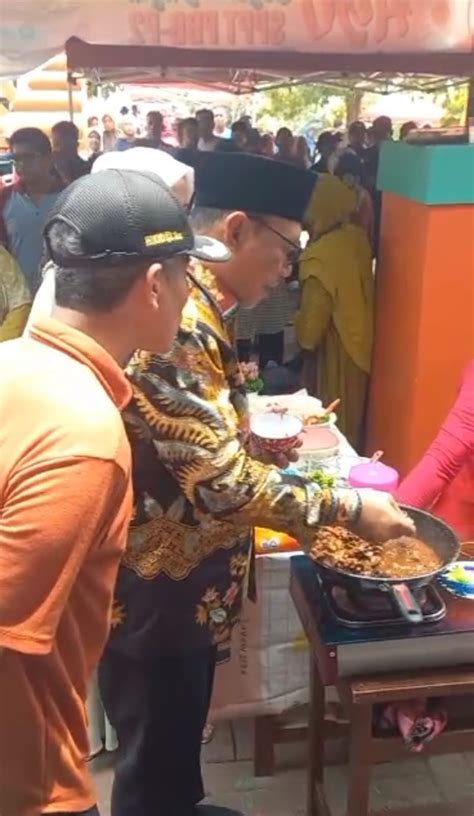 Pasar Rakyat Lebak Denok Berlangsung Meriah Wali Kota Helldy Minta RT