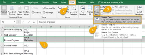 How To☝️ Freeze The Top Two Rows In Excel Spreadsheet Daddy