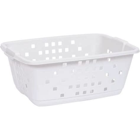 EDA PLASTIQUE Panier à linge Prima 45 L Blanc cérusé 62 x 44 4 x 24