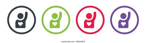 Volunteer Hands Heart Icons Set Vector Stock Vector (Royalty Free) 1989270293 | Shutterstock