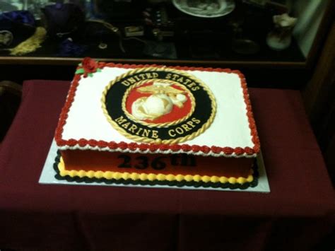 Usmc Birthday Ball Cake