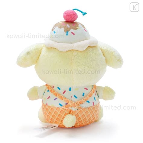 Japan Sanrio Plush Toy Pompompurin Ice Cream Parlor Kawaii Limited