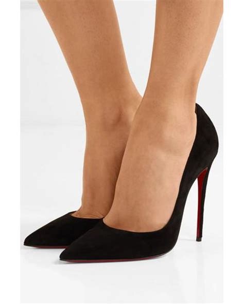 Christian Louboutin Black So Kate 120 Suede Pumps Save 49 Lyst