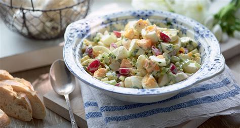 Salade Composée Aux œufs Et Mayonnaise Maison Aux Herbes