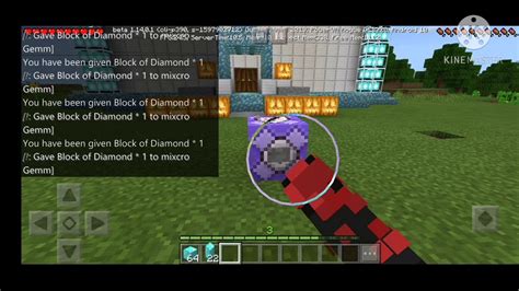 Cara Mendapatkan Diamond Menggunakan Command Block Di Minecraft Youtube