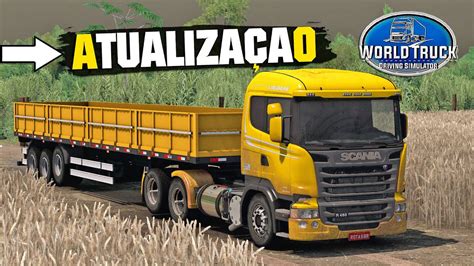 Atualiza O Do World Truck Driving Simulator Nova Carreta Ca Amba E