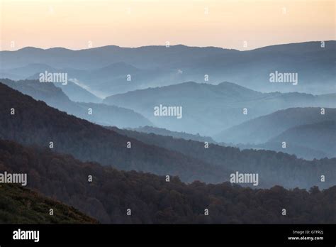 Roncesvalles Pass Mountain Range Panoramic Views From Ibañeta Area