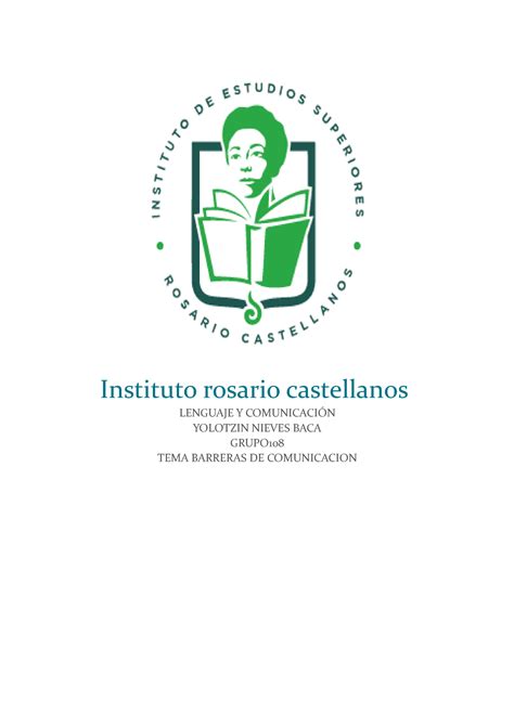 Instituto Rosario Castellanos Sistemas De Informaci N Y Comunicaci N