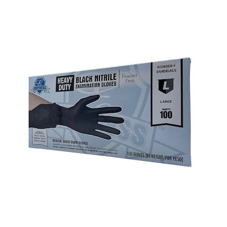 Empress Black L Mil Nitrile Powder Free Nitrile Disposable Gloves