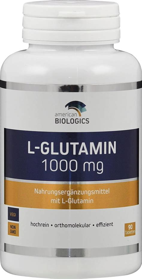 L Glutamin 1000 Mg 90 Tabletten American Biologics VitalAbo