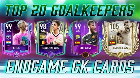 Top 20 Goalkeepers In Fifa Mobile 22 Best Endgame Gk Cards Who Is The Best Gk In Fifa