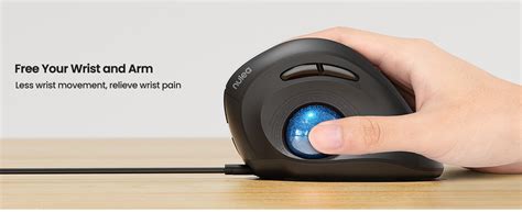 Amazon Nulea M506 Wired Trackball Mouse For Large Hands Ergonomic