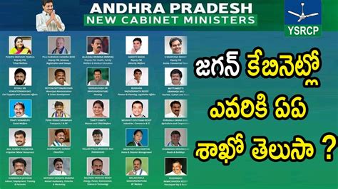 YS Jagan Cabinet Ministers List 2019 Revealed Nritv