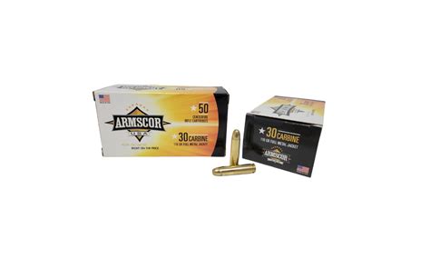 Armscor 30 Carbine FMJ Ammunition 50 Ct Box 110 Gr