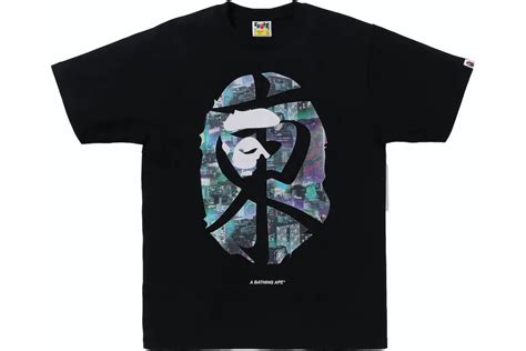 Bape Neon Tokyo Tee Black Mens Fw23 Us