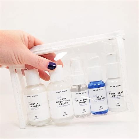 Skincare Travel Set | Gentle skin cleanser, Soothing lotion, Pure products