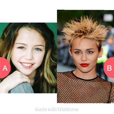 Miley Cyrus Then Or Now Miley Miley Cyrus Cyrus