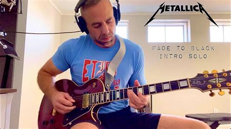 Metallica Fade To Black Intro Solo Cover Youtube