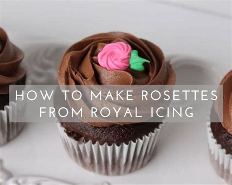 How To Make Rosettes From Royal Icing Just A Pinch