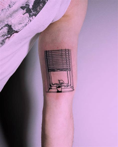 Window And Plant By Tristan Ritter Tattoogrid Net