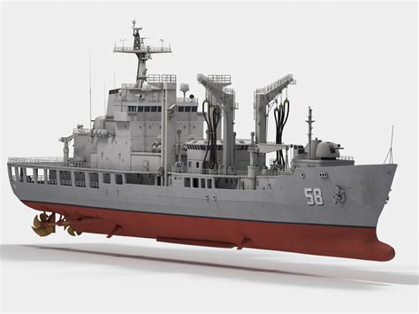 Modelo 3d Aoe 58 Daecheong Clase Cheonji Turbosquid 1739330