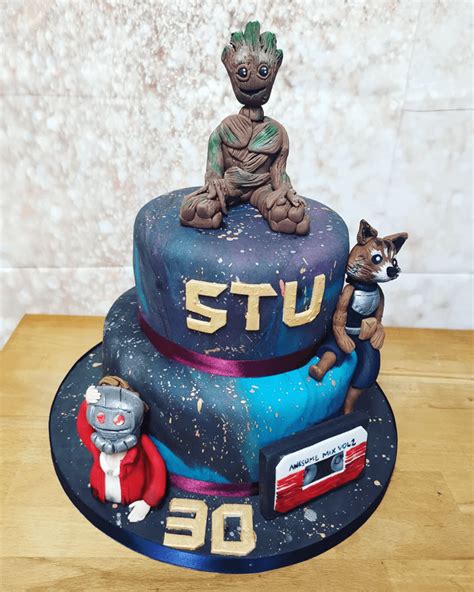 Guardians Of The Galaxy Birthday Cake Ideas Images Pictures