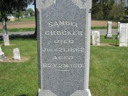 Samuel Crocker 1780 1862 Mémorial Find a Grave