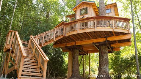 Nelson Treehouse Tree House Plans Luxury Tree Houses Tree House