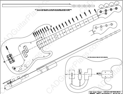 Precision Bass Neck Dimensions Guitar Information