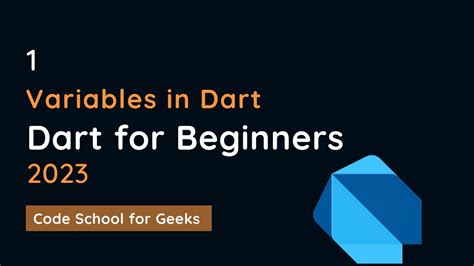 Variables In Dart Dart Tutorial For Beginners 2023 Youtube