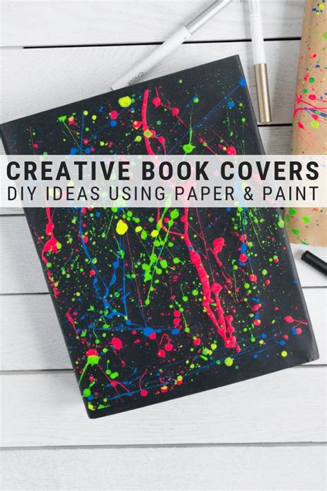 Diy Book Cover Ideas Using Paint Creative Text Book Covers Book