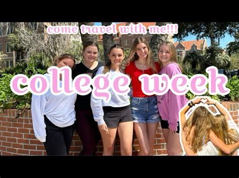 College Week Vlog University Of North Florida Travel To Fsu And