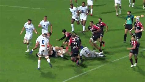 TOP 14 Essai De Juan Cruz MALLIA 2 ST Stade Toulousain Castres