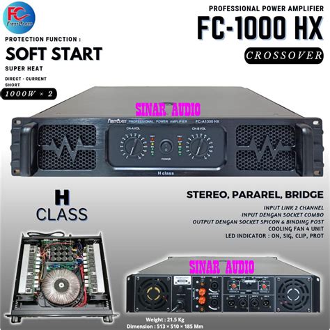 Jual Power Ampli Firstclass Fca Hx Fca Hx Fc Hx Channel