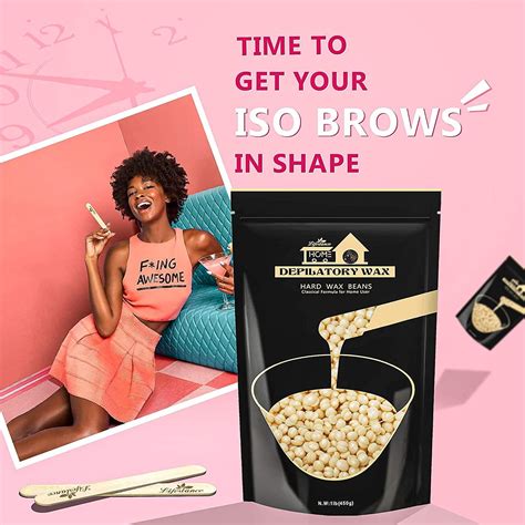 Hard Wax Beans Lb Lifestance Wax Beads For Hair Removal Sensitive Skin Face Bikini Buy