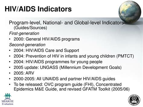 Ppt Monitoring And Evaluation Hiv Aids Programs Powerpoint