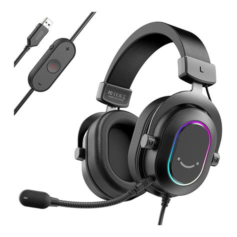 Usb Headset หูฟังยูเอสบี Fifine Ampligame H6 Black