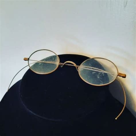 1900s Antique Brass Eye Optical Glasses Spectacles Ey Gem