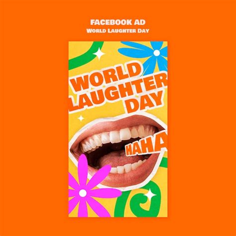 Premium Psd World Laughter Day Template Design